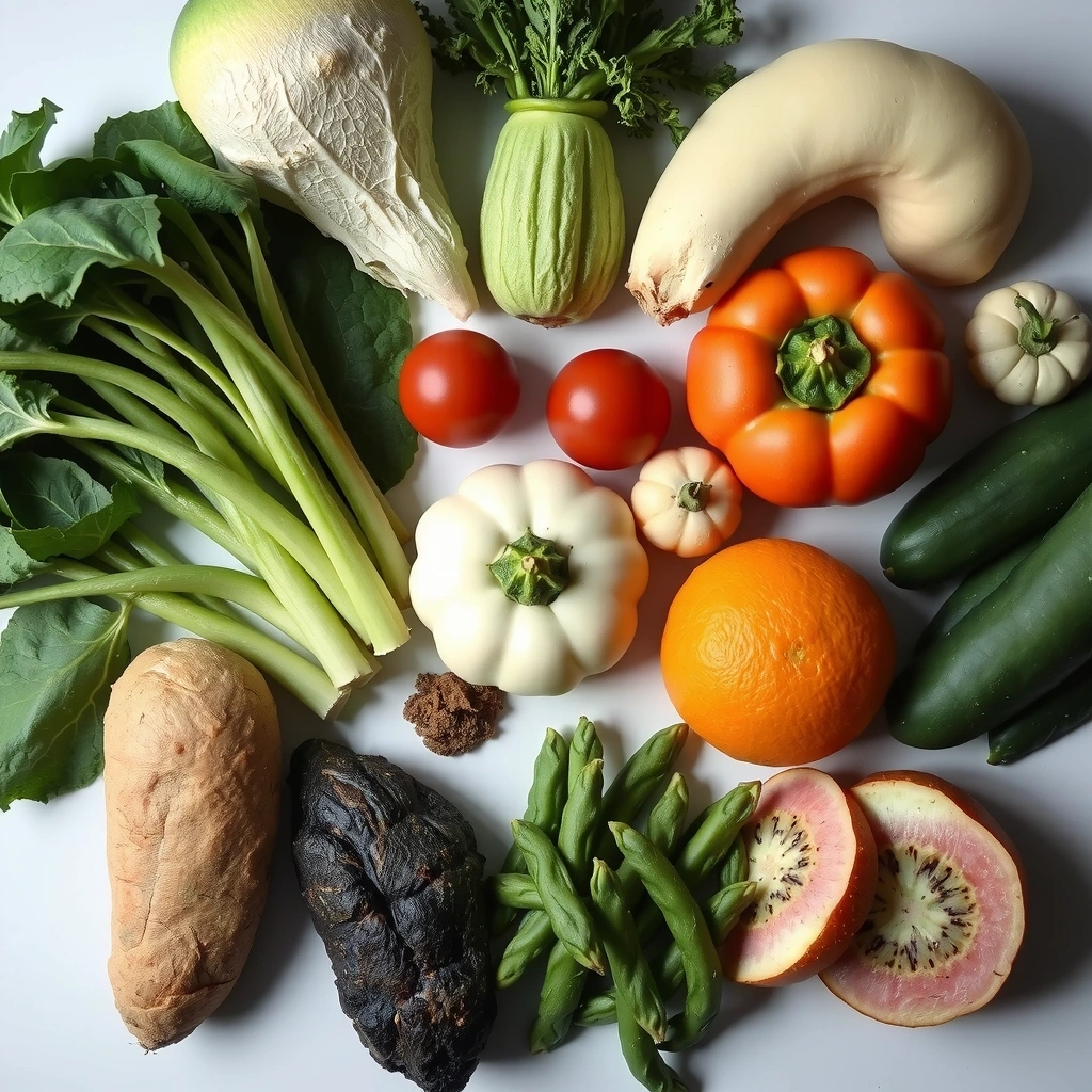 Frische, gesunde Lebensmittel